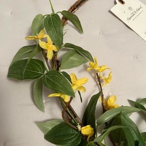 NWT Hearth & Hand with Magnolia  Forsythia 12” wreath (5 available)